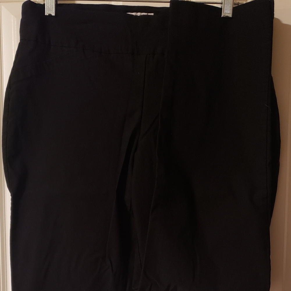Charter Club Black Crop Dress Pants, Size 14